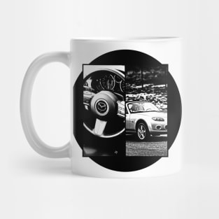 Mazda Miata MX-5 NC Black 'N White 5 Mug